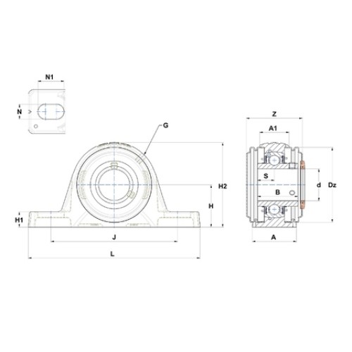 UCPLE206-20T04CO